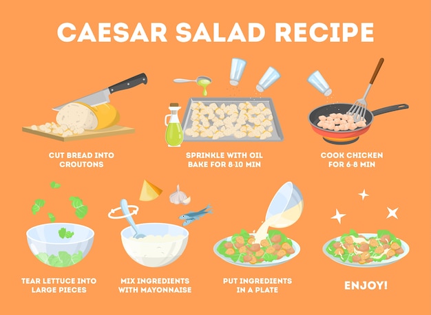 Como fazer salada césar em casa