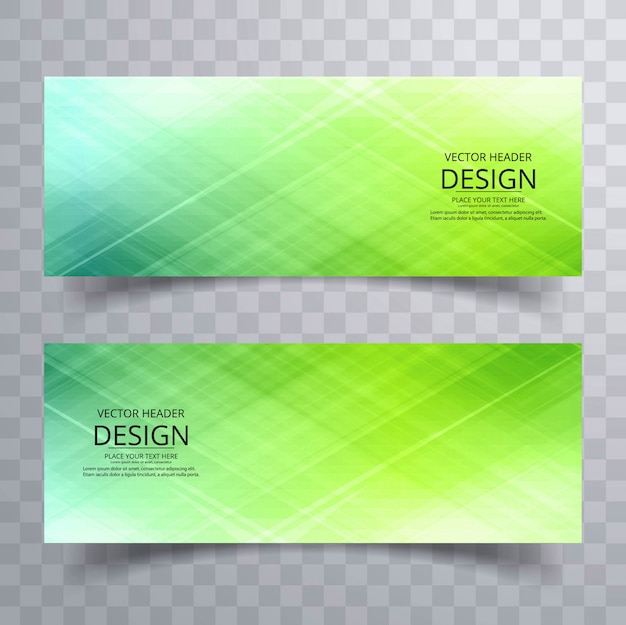 Vetor conjunto de bandeiras coloridas brilhantes modernas vector design