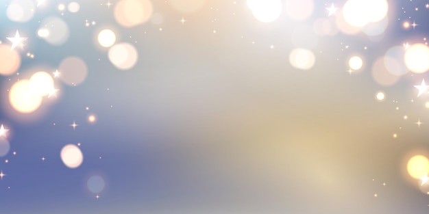 Design de fundo bokeh elegante para ilustração vetorial de banner de celebração festiva