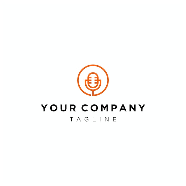 design de logotipo de podcast