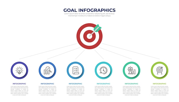 Vetor design de modelo de infográfico de destino