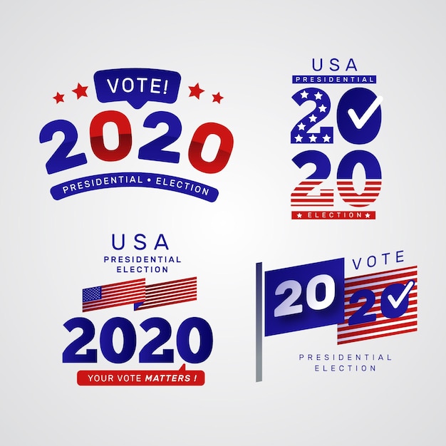 Eleições presidenciais dos EUA em 2020 - logotipos