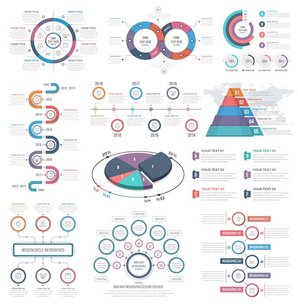 Vetor elementos infográfico