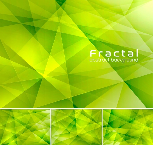 Vetor fundo abstrato fractal