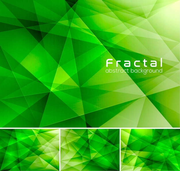 Vetor fundo abstrato fractal