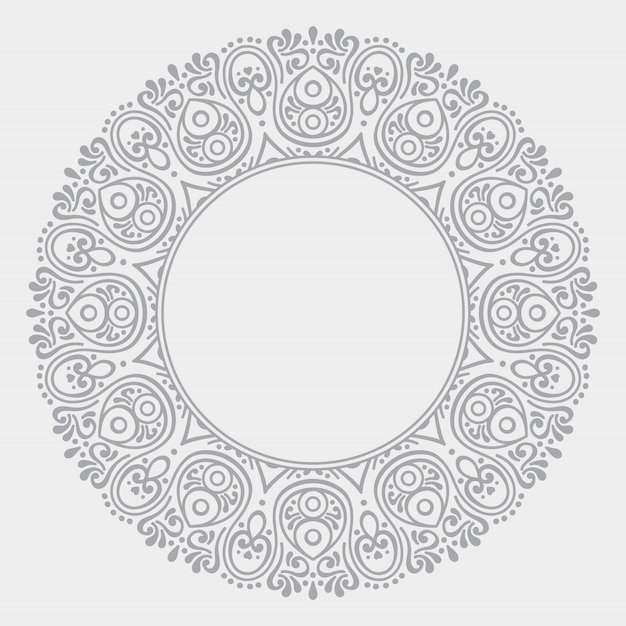 Fundo de design de mandala ornamental de luxo