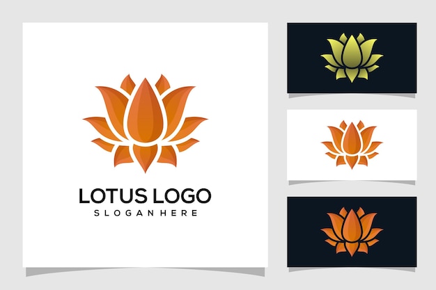 ilustração abstrata do logotipo de lótus