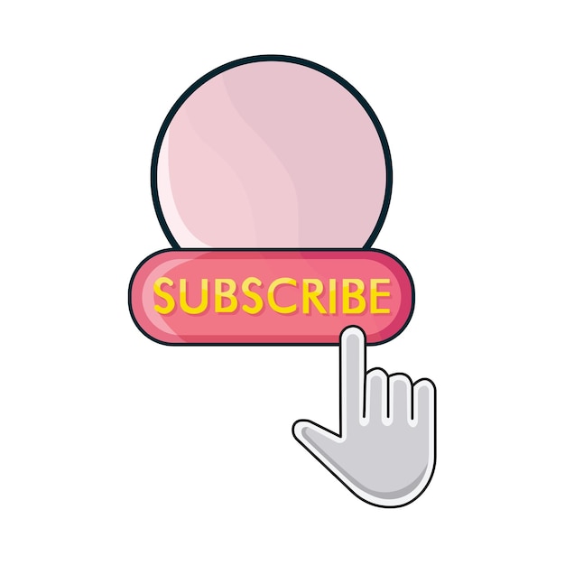 Vetor ilustração de subscrição