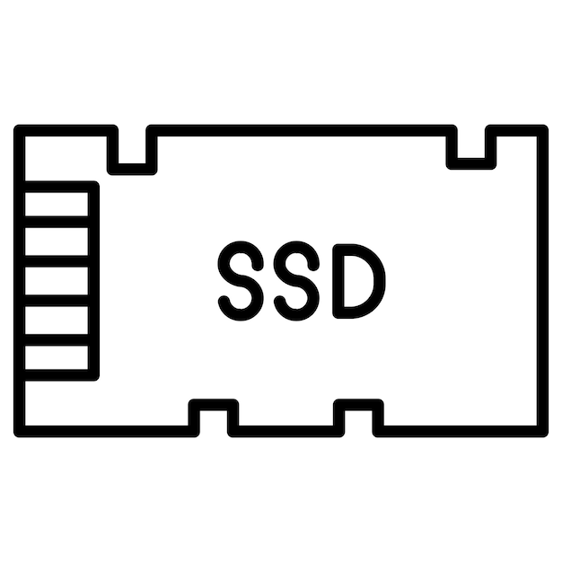 Ilustração vetorial Ssd