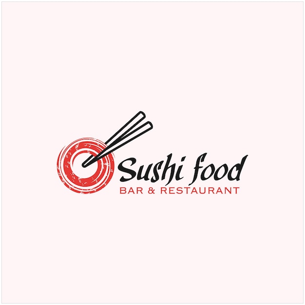 Logotipo da comida de sushi