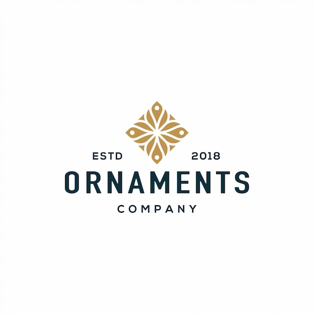 Logotipo de ornamentos