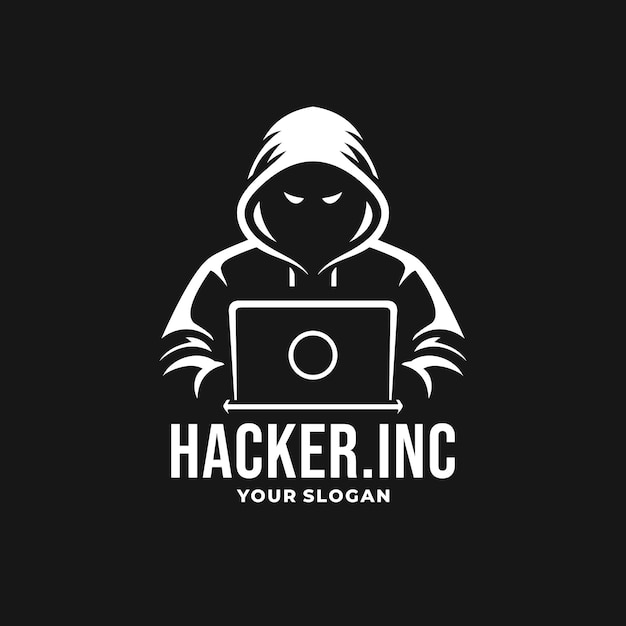 Vetor logotipo do hacker