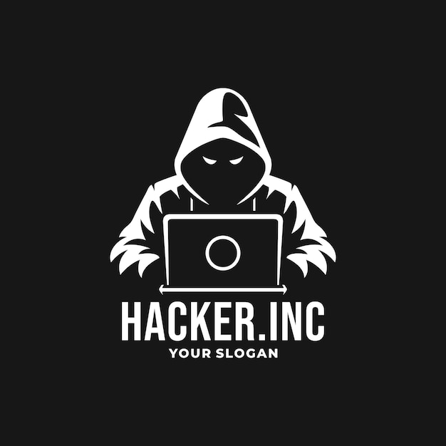 Vetor logotipo do hacker