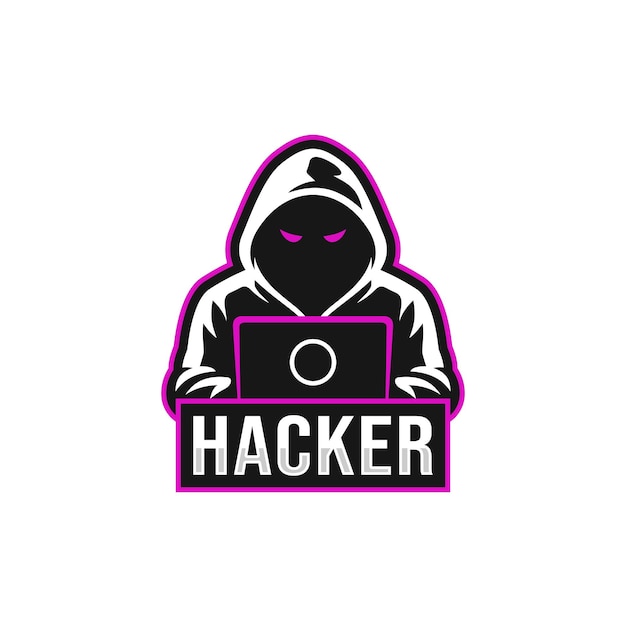 Vetor logotipo do hacker