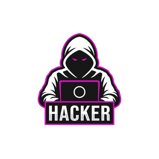 Vetor logotipo do hacker