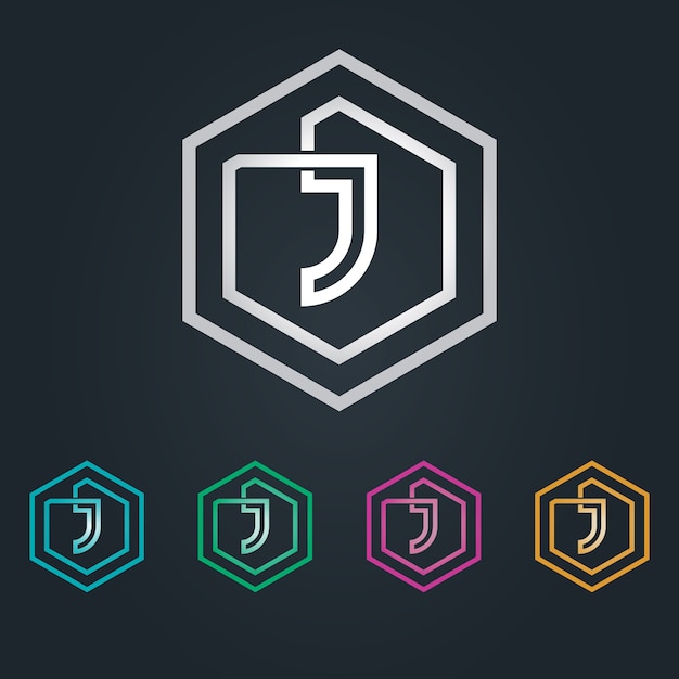 Logotipo hexagone J