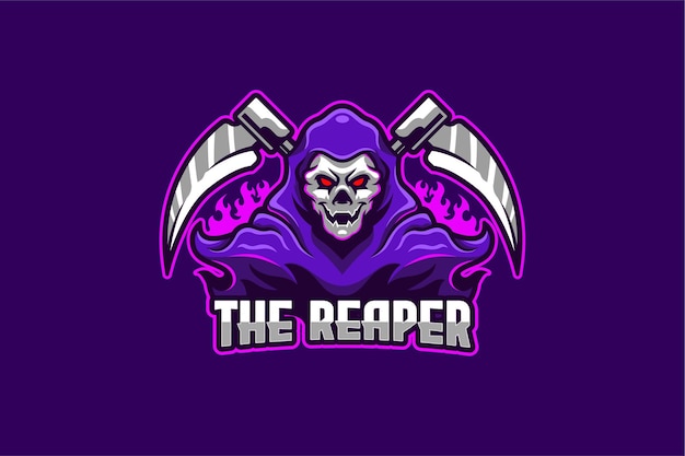 Modelo de logotipo do Reaper E-sport