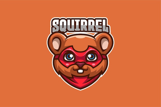 Modelo de logotipo Squirrel E-sport