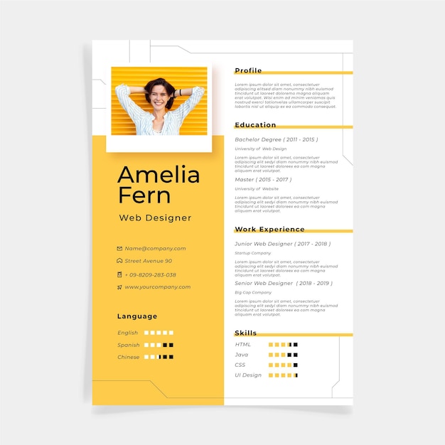 Modelo editorial de Curriculum vitae