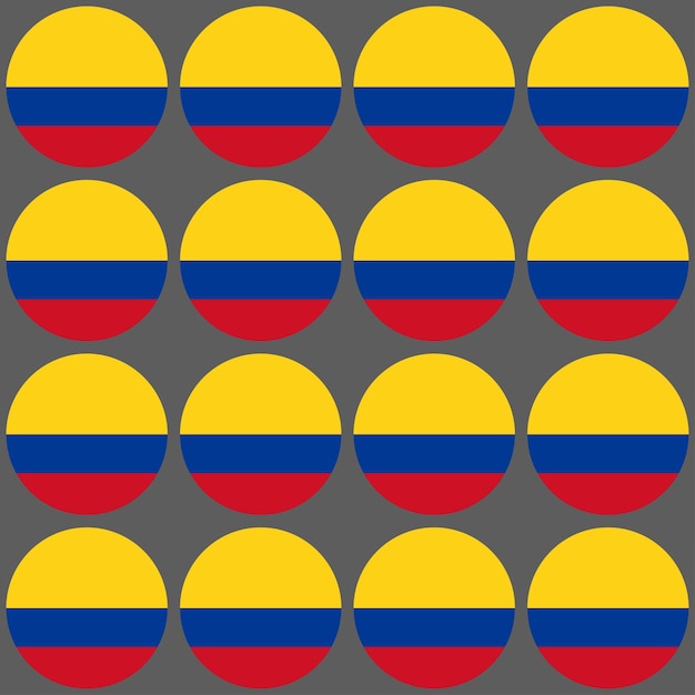 Padrão de bandeira da Colômbia 3