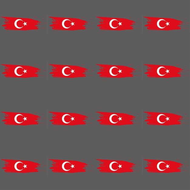 Padrão de bandeira da Turquia 12