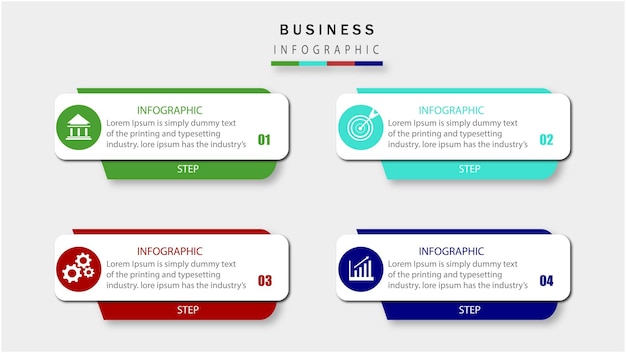 Passos infográficos para empreendedores no futuro