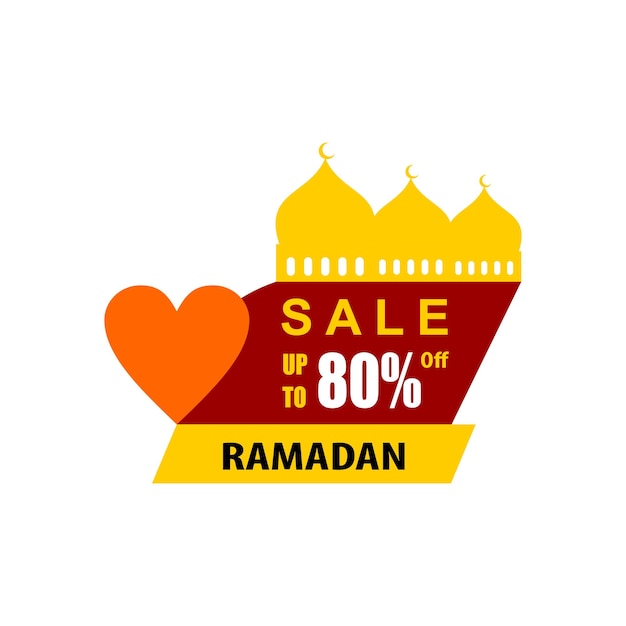 Ramadan Kareem Sticker Stiker venda rótulo banner tombol lencana dan pita venda