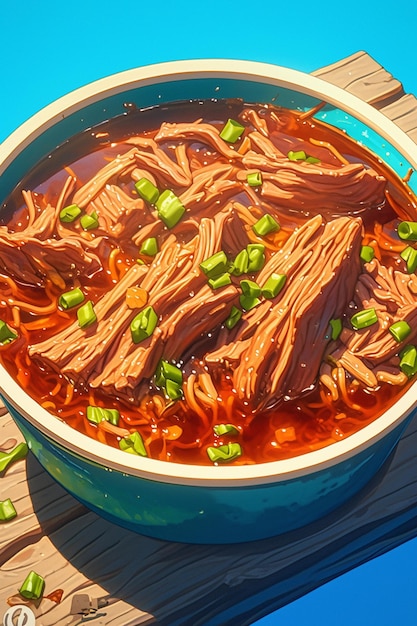 Vetor ropa vieja cubana e guisado de carne picada