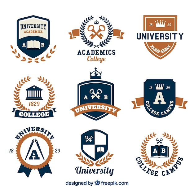 Seleção de logos para a faculdade