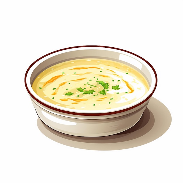 Vetor sopa comida tigela de refeição vetor almoço prato quente prato ilustração jantar de vegetais cozinhar h