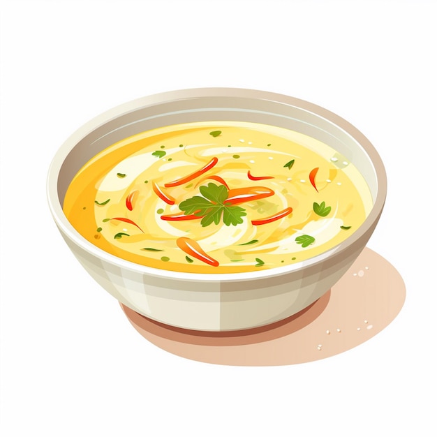 Vetor sopa refeição alimento vetor jantar vegetal almoço ilustração quente prato de cozinha prato r