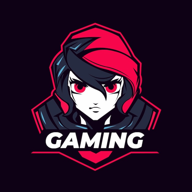 Vetor um logotipo para uma empresa de jogos chamada gaming.