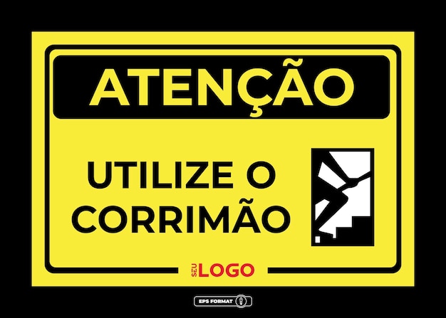 Use o vetor de sinal de corrimão