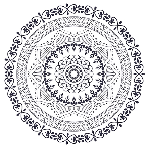 Vector Mandala indiana