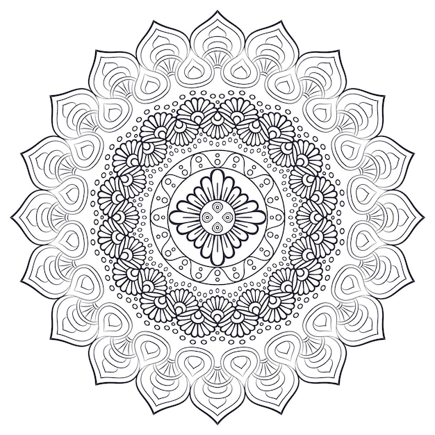 Vector Mandala indiana