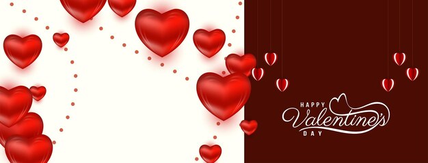 Buon San Valentino bello bello saluto banner design vettore