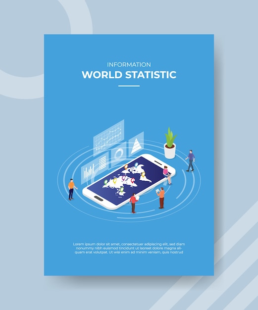 Concetto di informazioni statistiche mondiali per modello.