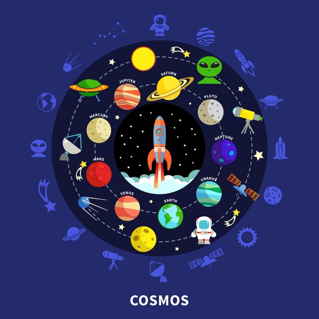 Cosmos Concept Illustration