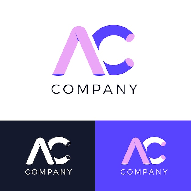 Design del logo aziendale AC