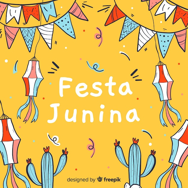 Vettore gratuito festa junina