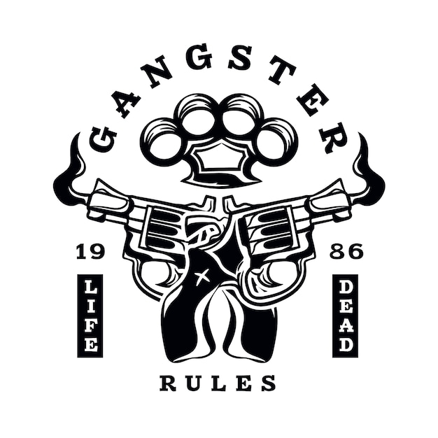 Logo retrò gandster