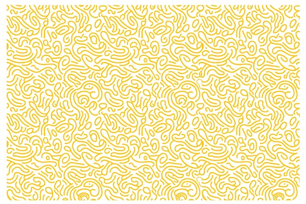 Arte a linee vettoriali libere Disegno a disegno senza cuciture di pasta di noodle su sfondo bianco