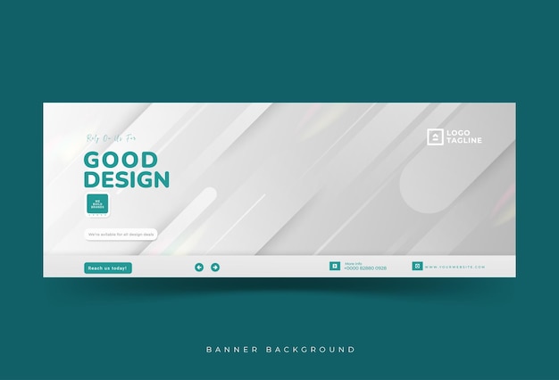 banner sfondo grigio e bianco gradazione elegante barra buon design