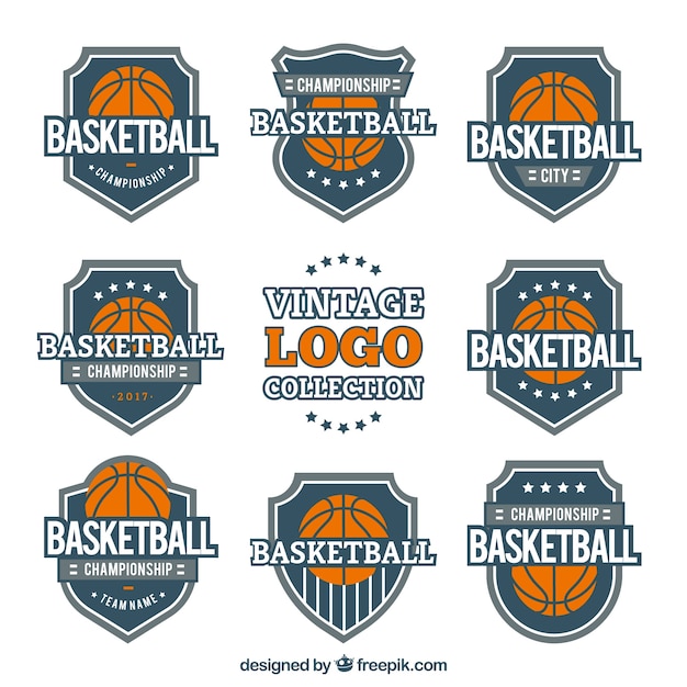 basket Vintage logo collezione