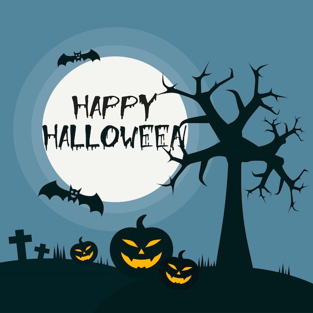 Design di notte di Halloween