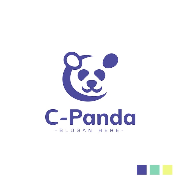 disegno del logo panda