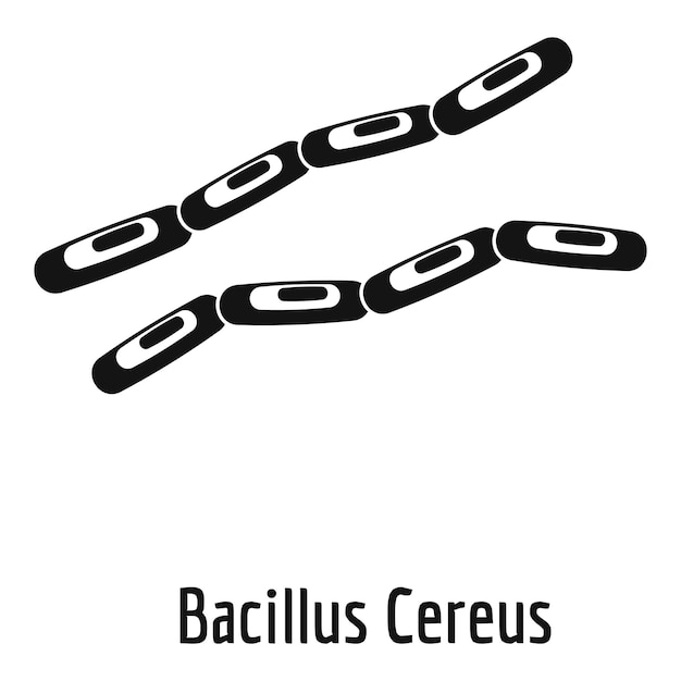 Icona Bacillus cereus Semplice illustrazione dell'icona vettoriale Bacillus cereus per il Web