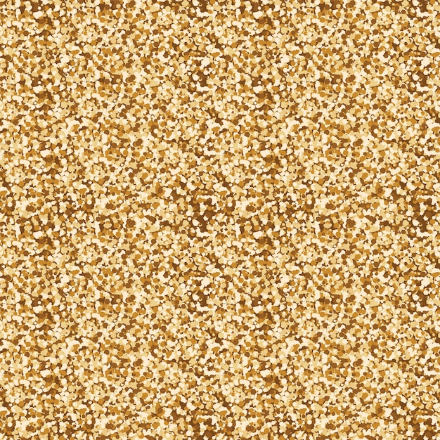 Motivo senza cuciture con texture glitter oro Sfondo di esagoni dorati con glitter vettoriali