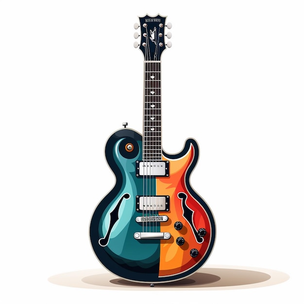 musica rock elettrica musica vettoriale chitarra strumento illustrazione design acustico suono s