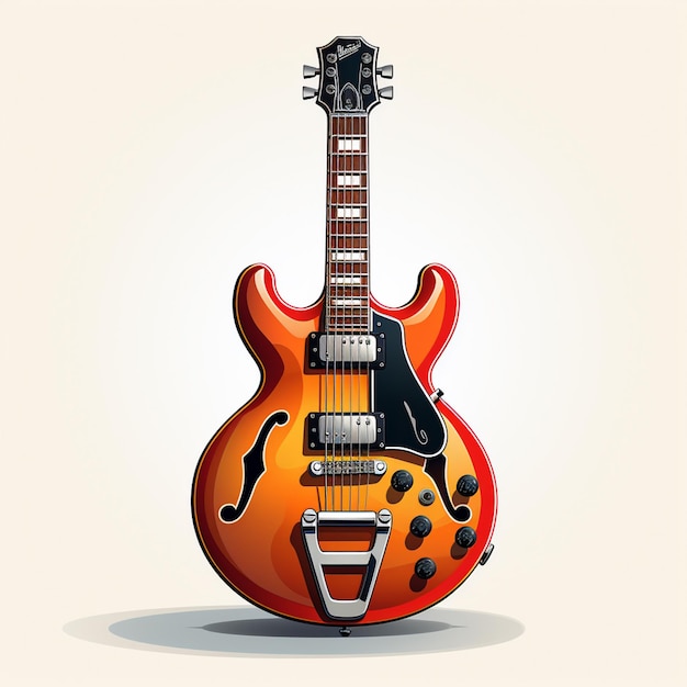 musica rock elettrica musica vettoriale chitarra strumento illustrazione design acustico suono s